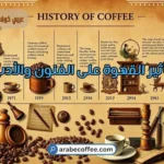 تأثير القهوة على الفنون والأدب