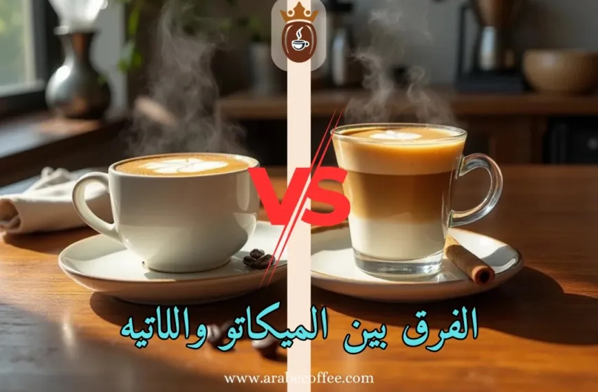 الفرق بين الميكاتو واللاتيه – دليلك المفصل لتقارن بينهم