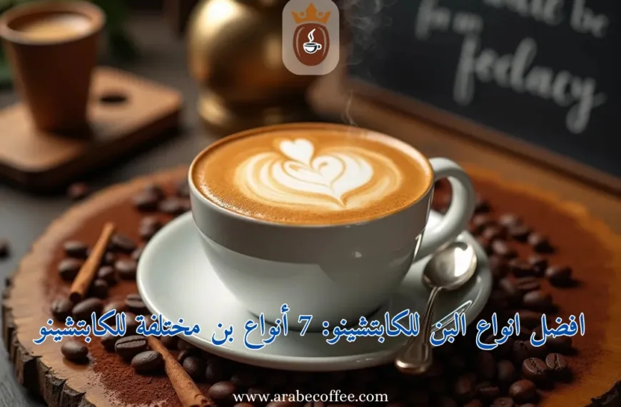 افضل انواع البن للكابتشينو: 7 أنواع بن مختلفة للكابتشينو