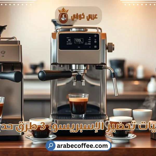 تقنيات تحضير الإسبريسو: 3 طرق حديثة